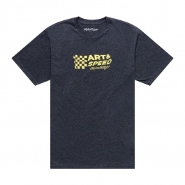 Футболка TLD FINISH LINE SS TEE; [BLACK HEATHER] XL