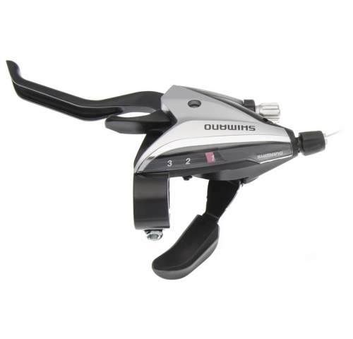 Манетка/гальмівна ручка Shimano Acera ST-EF65 ліва 3 швидкості сріблястий ОЕМ