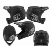 Вело шолом фуллфейс TLD D4 Carbon [Stealth Black/Silver] розмір L