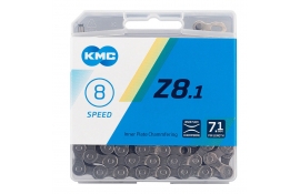 Ланцюг KMC Z8.1 1/2х3/32"х116L 8 швидкостей, сірий