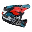 Вело шолом фулфейс TLD D3 Fiberlite Helmet, Vertigo [BLUE/RED] S