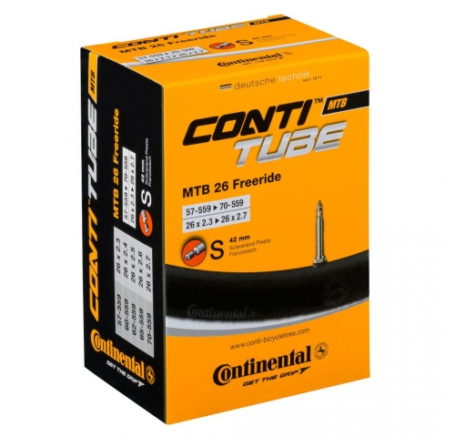 Камера Continental MTB Tube Freeride 26", 57-559->70-559, S42, 300 г