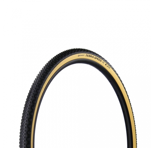 Покрышка бескамерная Continental Terra Speed ProTection 28" | 700 x 35C | 28 x 1.35 черная/кремовая