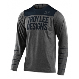 Джерсі TLD Skyline L/S Jersey [Pinstripe Heather/Gray] розмір S