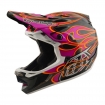 Вело шолом TLD D4 CARBON HELMET; TORCHED [CARBON / MAGENTA] M