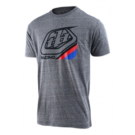 Футболка TLD Precision 2.0 Tee (Vintage Gray/Snow) размер LG