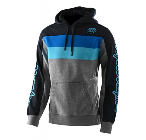 Худи TLD Block Signature PO Hoodie [Gray Heather/Blue] размер SM