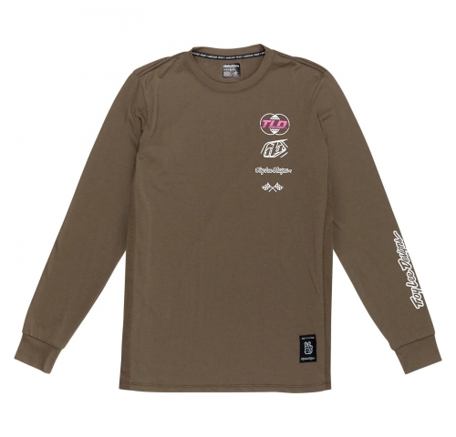 Джерсі TLD SKYLINE LS RIDE TEE; WORLDWIDE [CAPER] L