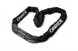 Велозамок ONRIDE Tie Code Superior 30 загартований ланцюговий 6x1000 мм