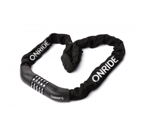 Велозамок ONRIDE Tie Code Superior 30 загартований ланцюговий 6x1000 мм