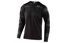 Джерсі TLD Skyline L/S Jersey [Pinstripe Camo Green/Black] размер LG