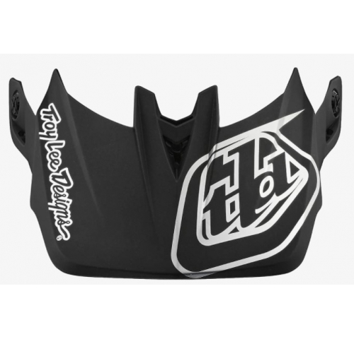 Козирок TLD D4 VISOR; STEALTH BLACK / SILVER