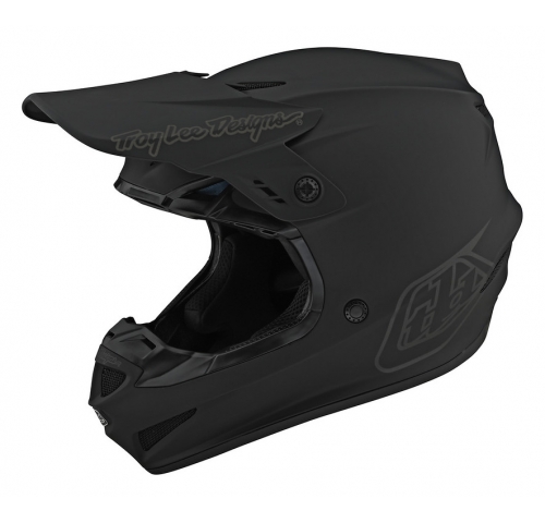 Мотошолом TLD GP HELMET [MONO BLACK] L