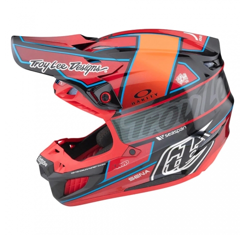 Мото шолом TLD SE5 Carbon Helmet [Team Red] LG