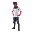Джерсі TLD Sprint Jersey Fractura [Charcoal Glo Red] L