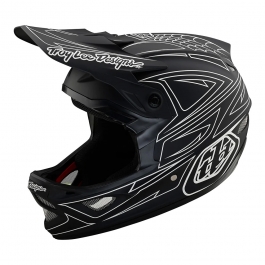 Вело шлем TLD D3 FIBERLITE HELMET SpiderStripe BLk L Вело шлем TLD D3 FIBERLITE HELMET SpiderStripe BLk L