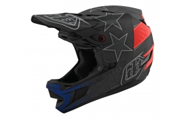 Вело шлем фуллфейс TLD D4 Carbon [Freedom 2.0 Black/Red] размер MD