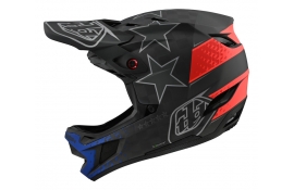 Вело шлем фуллфейс TLD D4 Carbon [Freedom 2.0 Black/Red] размер MD