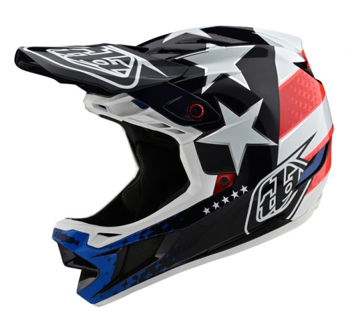 Velo шолом FullFace TLD D4 Composite [Freedom 2.0 Red / White] Розмір M