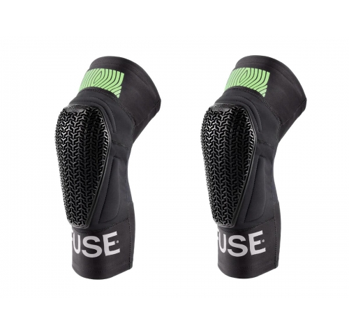 Захист коліна FUSE OMEGA POCKET SAS TEC чорний з зеленим M/L Захист коліна FUSE OMEGA POCKET SAS TEC чорний з зеленим M/L