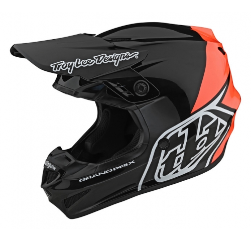 Мотошолом TLD GP HELMET [BLOCK BLACK / ORANGE ] L
