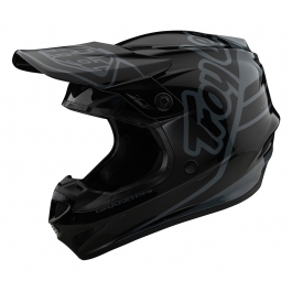 Мотошолом TLD GP HELMET [SILHOUETTE BLACK/GRAY] S