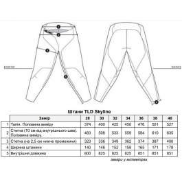 Штани TLD Skyline Pant [Black] розмір S