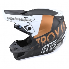 Мото шолом TLD SE5 Carbon Helmet [QUALIFIER WHITE / BRONZE] MD