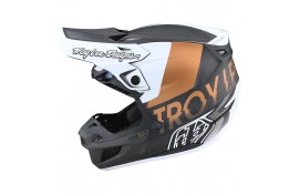 Мото шолом TLD SE5 Carbon Helmet [QUALIFIER WHITE / BRONZE] MD