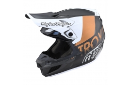 Мото шолом TLD SE5 Carbon Helmet [QUALIFIER WHITE / BRONZE] LG