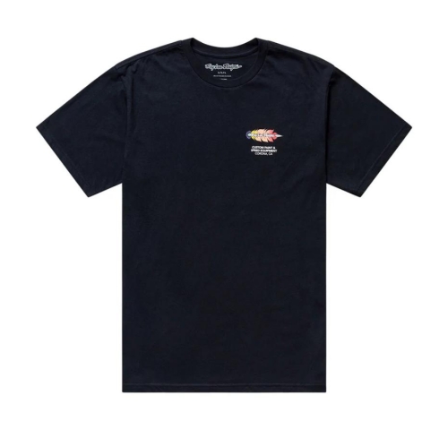 Футболка TLD FEATHER SS TEE; [BLACK / BLACK] XL