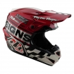 Мото шолом TLD GP PRO HELMET; FIFTY-50 [WHITE / RED] M