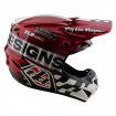 Мото шолом TLD GP PRO HELMET; FIFTY-50 [WHITE / RED] M