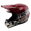 Мото шолом TLD GP PRO HELMET; FIFTY-50 [WHITE / RED] M