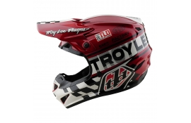 Мото шолом TLD GP PRO HELMET; FIFTY-50 [WHITE / RED] L