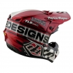 Мото шолом TLD GP PRO HELMET; FIFTY-50 [WHITE / RED] L