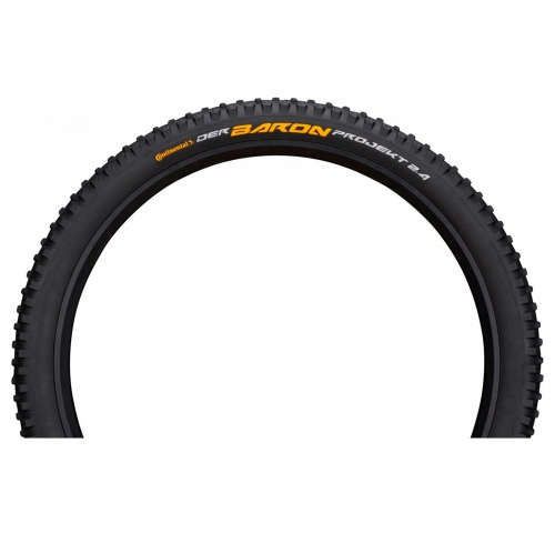 Покрышка бескамерная Continental Der Baron Projekt, 29"x2.40, 60-622, черная, складная, BlackChili,