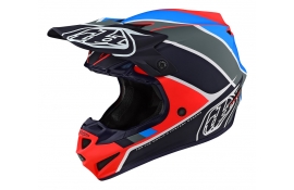 Мотошолом TLD SE4 POLYACRYLITE [BETA ORANGE / NAVY] M