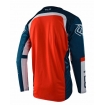 Джерсі TLD Sprint Jersey Fractura [Slate Blue Orange] S