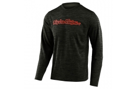 Джерсі TLD Flowline L/S Jersey [Signature Heather Green/Tangerine] M