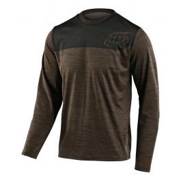 Джерсі TLD Flowline L/S Jersey [Shield Heather Walnut/Charcoal] XL