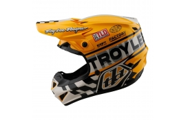 Мото шолом TLD GP PRO HELMET; FIFTY-50 [WHITE / GOLD] M