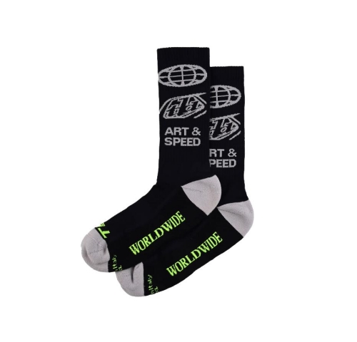 Шкарпетки TLD MENS PERFORMANCE SOCKS; WORLDWIDE [BLACK] S/M