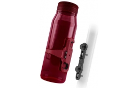 Фляга з конектором та базою FIDLOCK TWIST bottle 700мл., прозорий / червоний