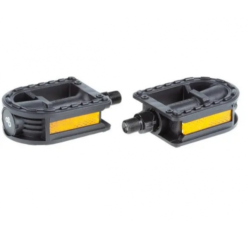 Педалі ONRIDE Kiddi 30 (різьба 1/2''), пластик (96 x 65), втулка, чорний, (polybag)