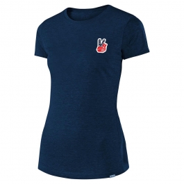 Футболка TLD PEACE & WHEELIES TEE (Heather Navy) S Футболка TLD PEACE & WHEELIES TEE (Heather Navy) S