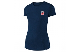 Футболка TLD PEACE & WHEELIES TEE (Heather Navy) S Футболка TLD PEACE & WHEELIES TEE (Heather Navy) S