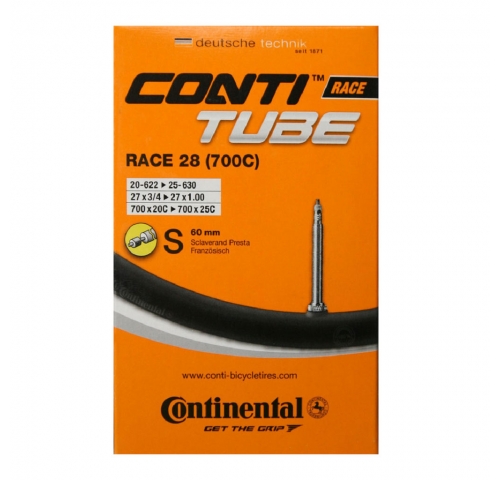 Камера Continental Race 28", 18-622 -> 25-630, S6, 160 г