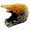 Мото шолом TLD GP PRO HELMET; FIFTY-50 [WHITE / GOLD] L