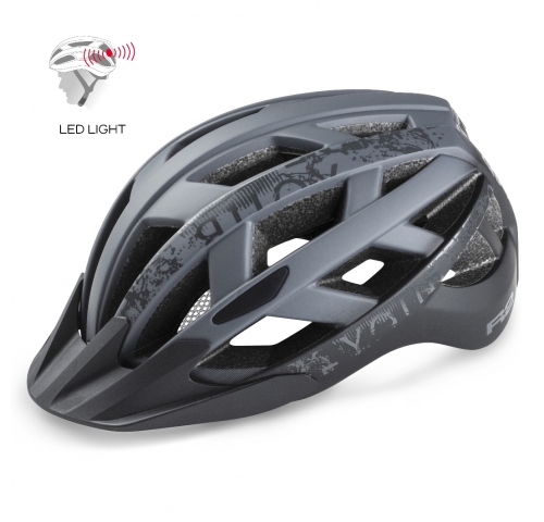Шолом R2 Lumen колір сірий, чорний матовий розмір M: 55-59 см Шолом R2 Lumen колір сірий, чорний матовий розмір M: 55-59 см
